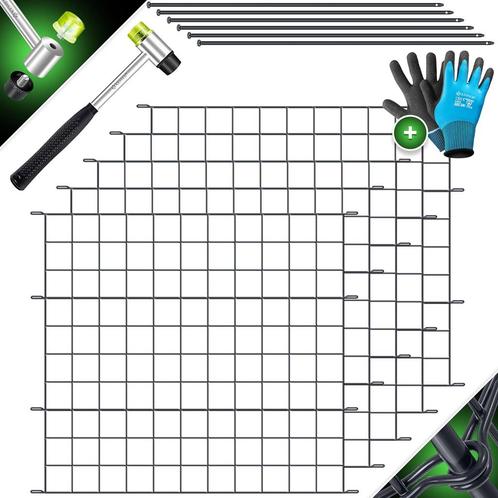 KESSER® 5x Vijverhek - Tuinhek - Steekhek - 71x66cm - Antrac, Huis en Inrichting, Woonaccessoires | Overige, Verzenden