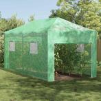 vidaXL Kas met dak Groen 290 x 580 x 315 cm Staal, Verzenden, Nieuw