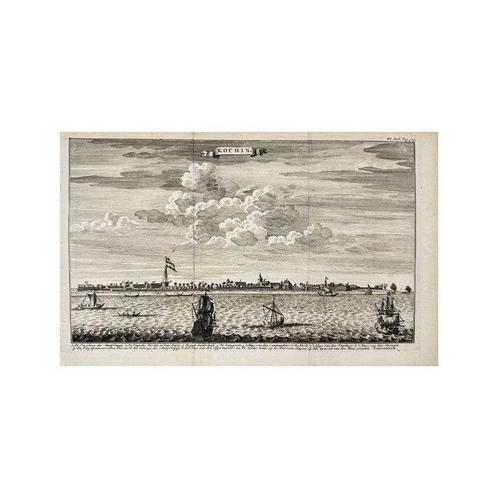 Asia / India / Isaac Tirion (XVIII) - View of the port of, Livres, Atlas & Cartes géographiques