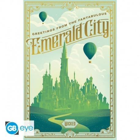 Wicked Emerald City Poster 91.5 x 61 cm, Verzamelen, Film en Tv, Nieuw, Ophalen of Verzenden