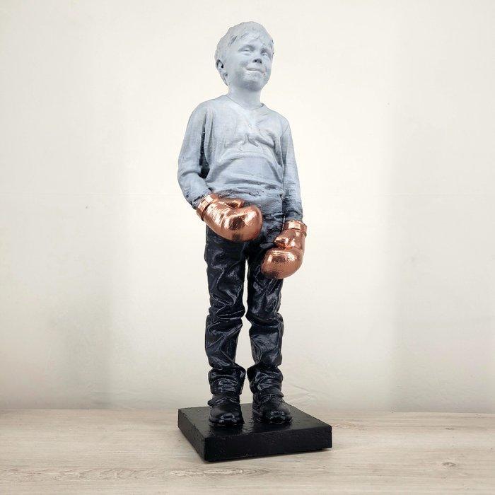 Mark Sugar - Carefree child (Copper boxing style 58), Antiek en Kunst, Kunst | Designobjecten