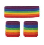 Kind Zweetbandjes Set Regenboog Kinder Hoofdband Polsbandjes, Kleding | Dames, Ophalen of Verzenden, Nieuw