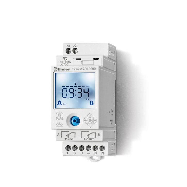 Finder Interrupteur Horaire Astronomique 2CO 16A 230V -, Bricolage & Construction, Électricité & Câbles, Envoi