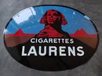 Cigarettes LAURENS Zigaretten, enamel sign, Emailschild,