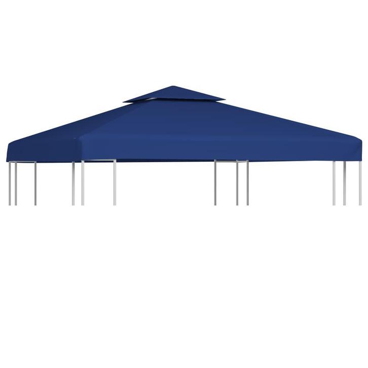 Prieel Overkapping 3x3m Donkerblauw | 40% Korting | Tweed..., Tuin en Terras, Partytenten, Minder dan 4 meter, Minder dan 5 meter