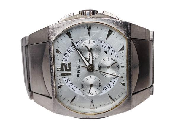 Veiling - Vintage Breil | RVS Multifunctioneel Horloge, Handtassen en Accessoires, Horloges | Antiek