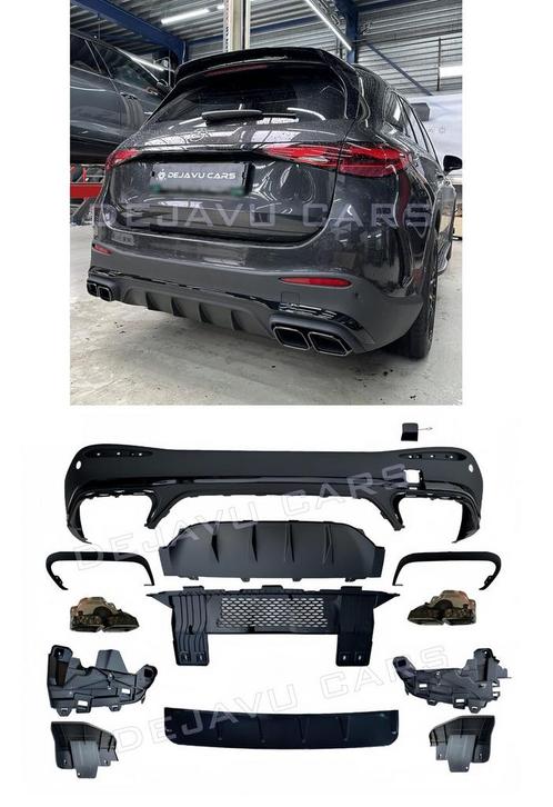 GLC63 AMG Look Diffuser voor Mercedes Benz GLC X254 SUV, Auto diversen, Tuning en Styling, Ophalen of Verzenden