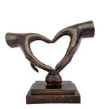 sculptuur, Together as one - 26 cm - Brons
