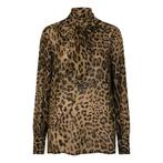 Ibana • luipaard blouse Trixie • 34, Bruin, Verzenden, Maat 42/44 (L), Nieuw