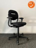 Ahrend 220 - 2D - nieuwe zwarte stoffering - medium rug - zw, Werkplek, Ophalen of Verzenden, Gebruikt, Stoel