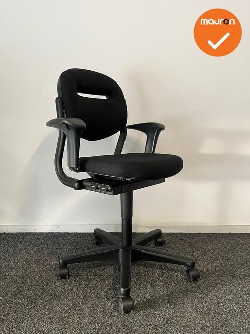 Ahrend 220 - 2D - nieuwe zwarte stoffering - medium rug - zw, Zakelijke goederen, Kantoor en Winkelinrichting | Kantoormeubilair en Inrichting