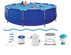 Compleet Jilong Zwembadpakket - 450 cm - Inclusief alle a..., Tuin en Terras, Zwembaden, Ophalen of Verzenden, Nieuw