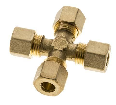 10mm Messing Kruissok Knelfitting DIN EN 1254-2, Doe-het-zelf en Bouw, Overige Doe-Het-Zelf en Bouw, Verzenden