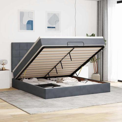 vidaXL Ottoman bed met matrassen 160x200cm fluweel, Huis en Inrichting, Slaapkamer | Bedden, Nieuw, Verzenden