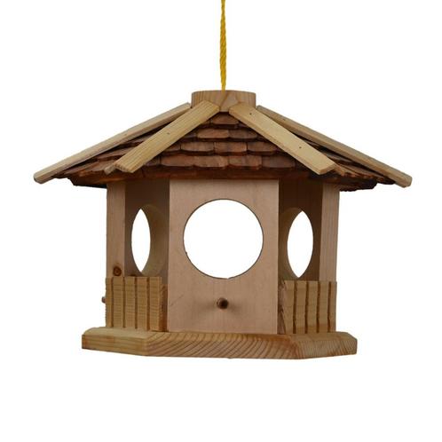 Voederhuis Turijn bruin, Tuin en Terras, Vogelhuisjes en Vogelbaden, Verzenden