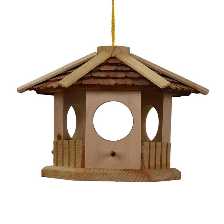 Voederhuis Turijn bruin, Tuin en Terras, Vogelhuisjes en Vogelbaden, Verzenden