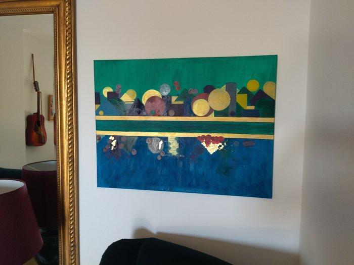 Krystyna Chwiecko Stankiewicz (XX) - Incontri, Antiek en Kunst, Kunst | Schilderijen | Modern