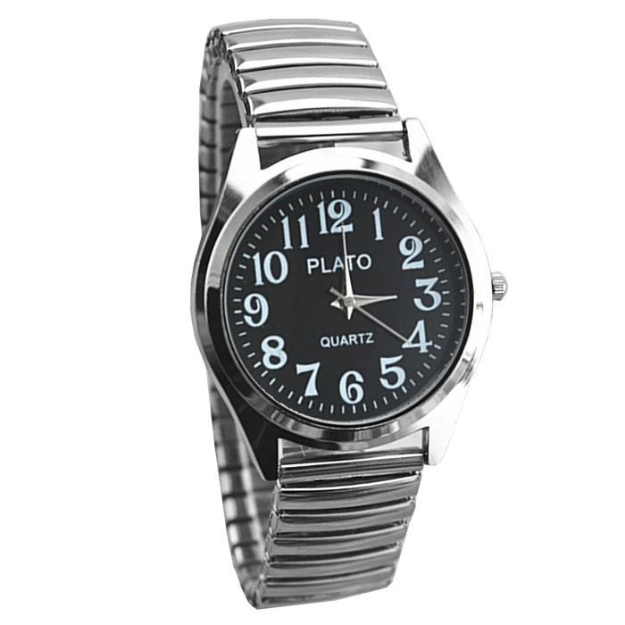 Fako - Horloge - Rekband - Plato - Ø 37mm - Zilverkleurig -, Bijoux, Sacs & Beauté, Montres | Femmes, Envoi