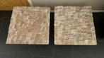 Georges Mathias - Tables gigognes (2) - Laiton, quartz -
