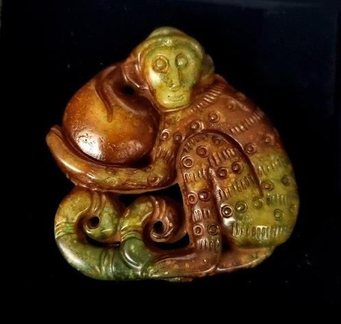 Amulette de prospérité - Singe - Vivacité desprit - Bon, Antiek en Kunst, Antiek | Boeken en Manuscripten