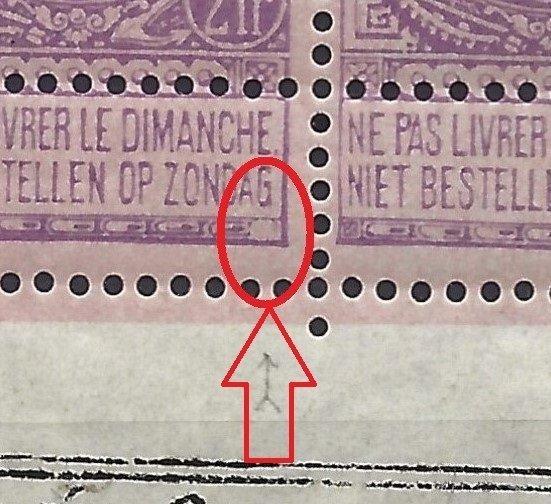 België 1893/1900 - De serie genaamd FINE BARBE, een blok, Postzegels en Munten, Postzegels | Europa | België