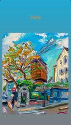 Ludovic Labbé - Moulin de la Galette, Montmartre, Antiek en Kunst