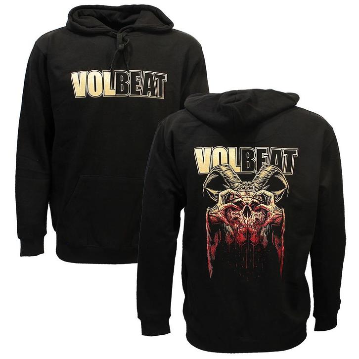 Volbeat Bleeding Crown Skull Backprint Hoodie Sweater Trui -, Kleding | Heren, Truien en Vesten