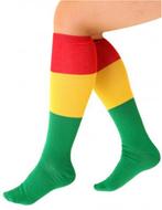 Lange Sokken Rood Geel Groen Reggae 36-40 Lange Kousen Sport, Kleding | Dames, Carnavalskleding en Feestkleding, Nieuw, Ophalen of Verzenden