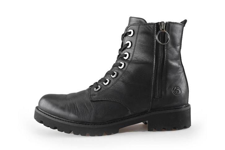 Remonte Veterboots in maat 39 Zwart | 5% korting, Kleding | Dames, Schoenen, Zwart, Gedragen, Overige typen, Verzenden