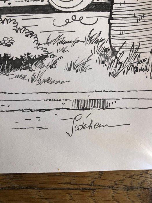 Jidéhem - Starter dans la Duesenberg - Sérigraphie signée, Livres, BD