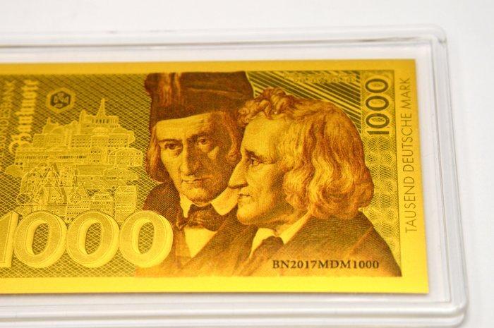 Duitsland. 1000 Deutsche Mark 2017 - .999 gold (Zonder, Postzegels en Munten, Munten | Europa | Niet-Euromunten