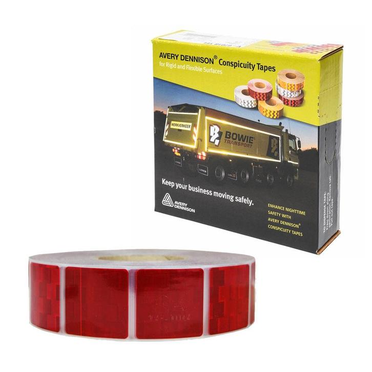 Avery V-6792 Contour Reflectietape Rood | Rol 50M, Autos : Pièces & Accessoires, Éclairage, Enlèvement ou Envoi