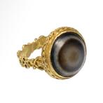 Oud-Romeins Goud, Agaat Ring met beschermende oogcamee