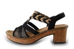 Rieker Sandalen in maat 37 Zwart | 5% extra korting, Verzenden, Zwart, Nieuw, Sandalen of Muiltjes