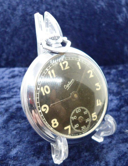 Captain by Albert Aubry - System Roskopf Militar Pocket, Handtassen en Accessoires, Horloges | Heren