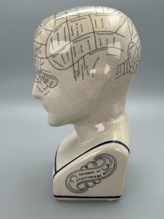 Phrenologie-Büste – L.N. Fowler – Keramik – ca. 20., Antiek en Kunst, Antiek | Wandborden en Tegels