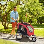 Hondenfietskar –  - Jogger model – Rood, Dieren en Toebehoren, Ophalen of Verzenden, Nieuw