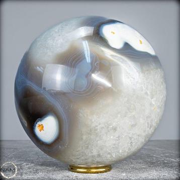 Agate naturelle rare Orca Sphère- 4012.76 g