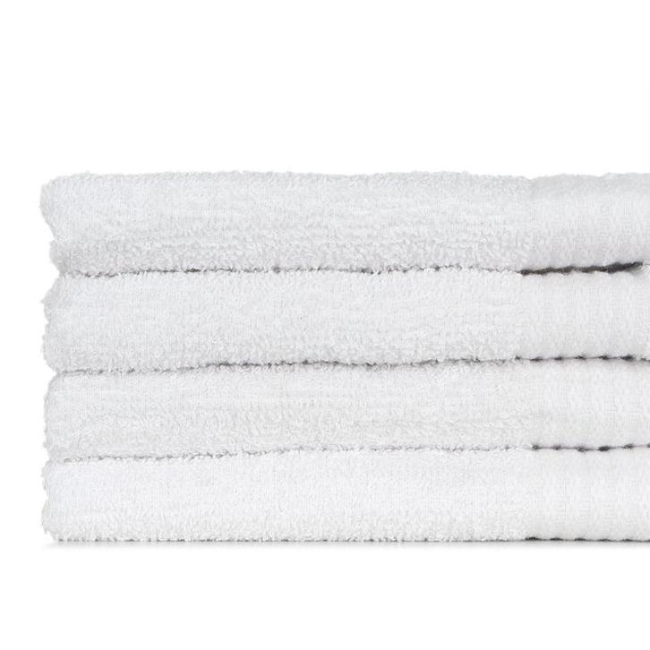 Handdoek Wit 50x100cm 100% Katoen - Treb SH, Huis en Inrichting, Keuken | Textiel, Theedoek of Handdoek, Overige kleuren, Nieuw
