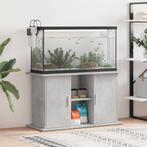 vidaXL Aquariumstandaard Betongrijs 101x41x58 cm Bewerkt, Dieren en Toebehoren, Vissen | Aquaria en Toebehoren, Verzenden, Nieuw