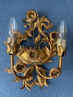 Lampe (2) - Fer forgé doré