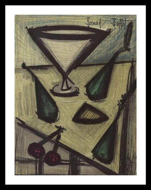 Bernard Buffet (1928-1999) - Nature morte aux fruits, Antiek en Kunst, Antiek | Overige Antiek