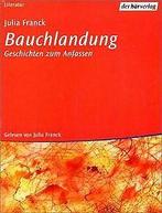 Bauchlandung, 2 Cassetten von Julia Franck  Book, Verzenden