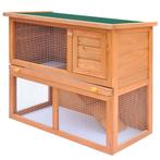 Konijnenhok Hout | Goedkoop Hok | Tweede Kansje, Dieren en Toebehoren, Verzenden, 60 tot 90 cm, Nieuw, Konijn