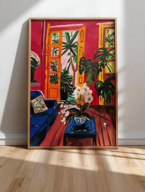 E. García - LA ORQUÍDEA BLANCA - XL (NO RESERVE), Antiek en Kunst, Kunst | Schilderijen | Modern