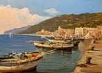 Pasquale Vuotto (1958) - Barche al porto di Pozzuoli