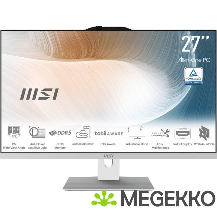 MSI Modern AM272P 1M-847EU 27  Intel Core 5 120U all-in-one, Informatique & Logiciels, Ordinateurs & Logiciels Autre, Envoi