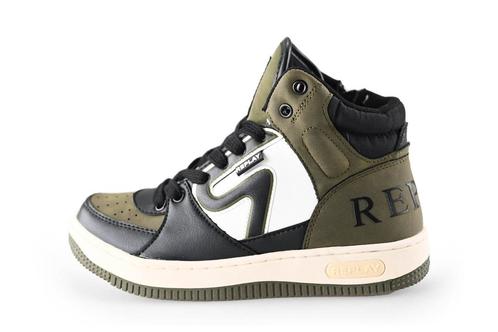 Replay Hoge sneakers in maat 34 Zwart | 5% extra korting, Kinderen en Baby's, Kinderkleding | Schoenen en Sokken, Jongen of Meisje