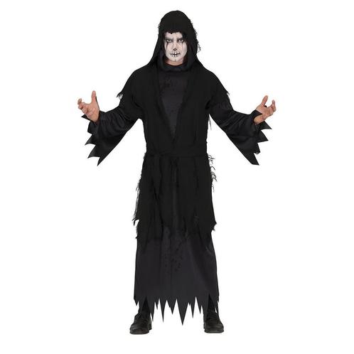 Moordenaar Halloween Kostuum Heren Zwart L, Hobby en Vrije tijd, Feestartikelen, Nieuw, Verzenden