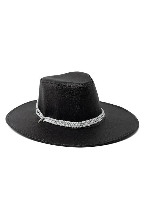 Cowboyhoed Zwart Glitter Disco Schitter Sprankel Fonkeling Z, Kleding | Dames, Carnavalskleding en Feestkleding, Nieuw, Ophalen of Verzenden